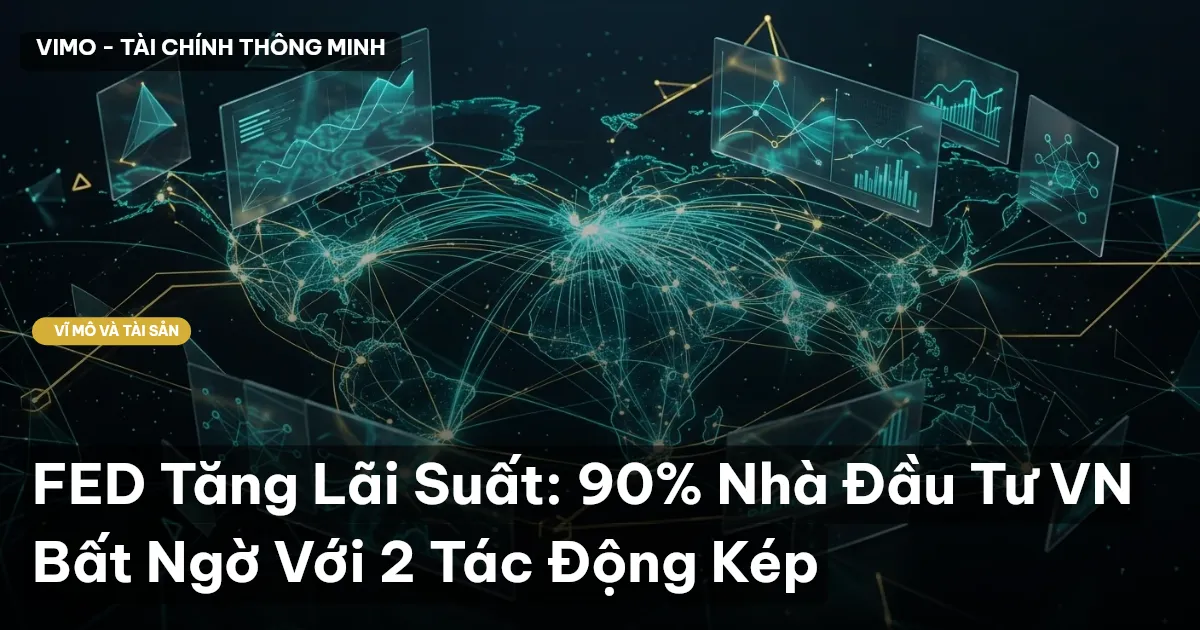FED Tăng Lãi Suất: 90% Nhà Đầu Tư VN Bất Ngờ Với 2 Tác Động Kép