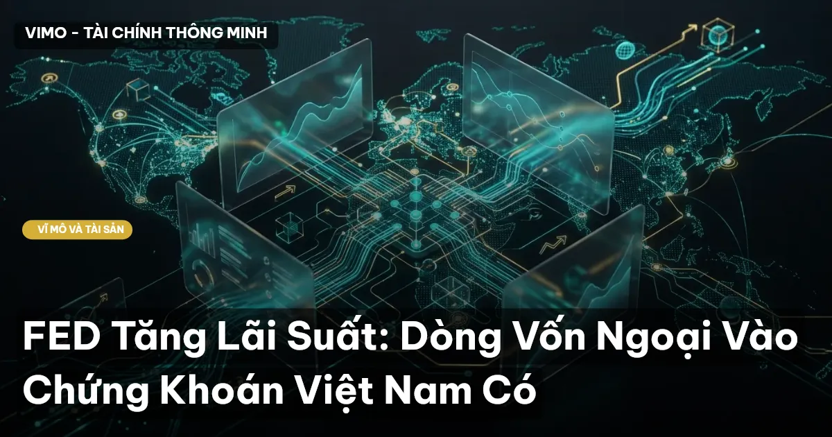 FED Tăng Lãi Suất: Dòng Vốn Ngoại Vào Chứng Khoán Việt Nam Có