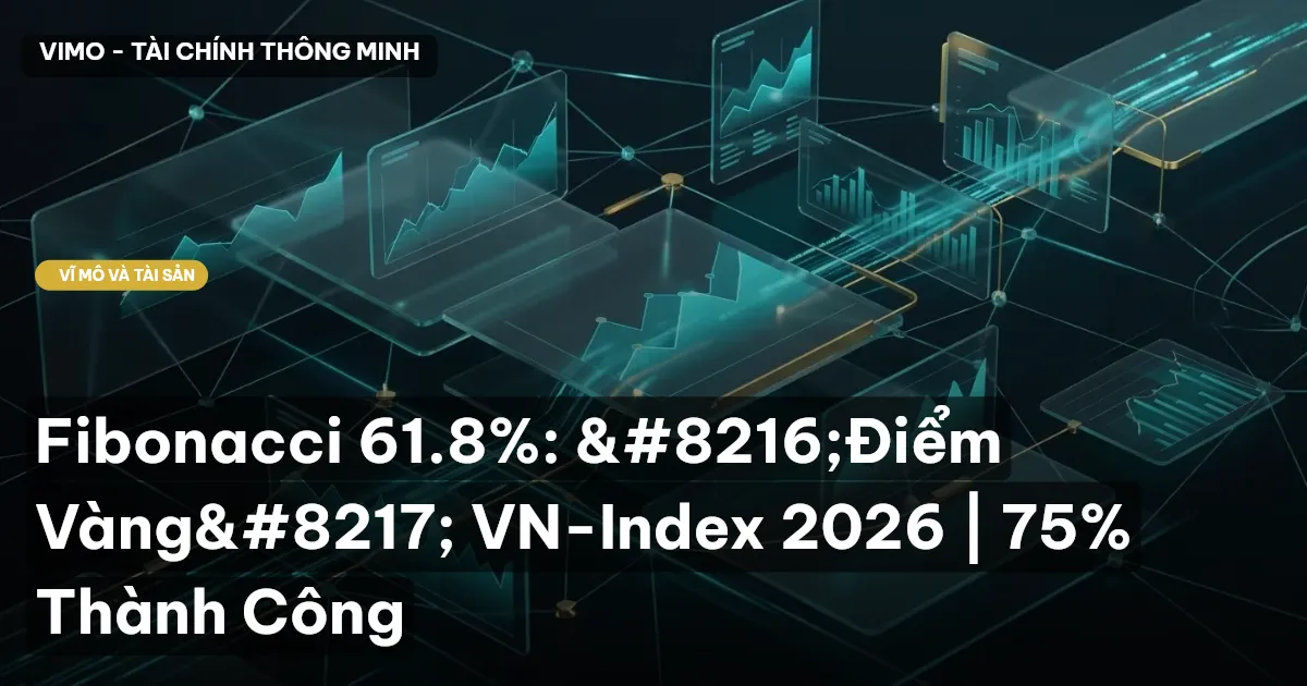 Fibonacci 61.8%: 'Điểm Vàng' VN-Index 2026 | 75% Thành Công