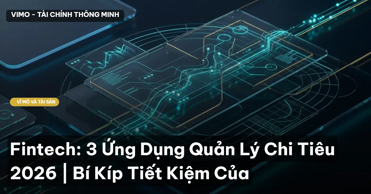 Fintech: 3 Ứng Dụng Quản Lý Chi Tiêu 2026 | Bí Kíp Tiết Kiệm Của
