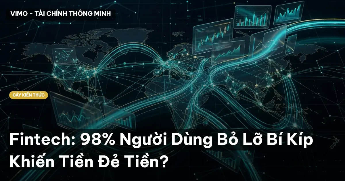 Fintech: 98% Người Dùng Bỏ Lỡ Bí Kíp Khiến Tiền Đẻ Tiền?