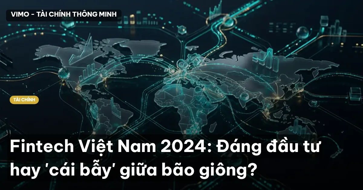 Fintech Việt Nam 2024: Đáng đầu tư hay 'cái bẫy' giữa bão giông?
