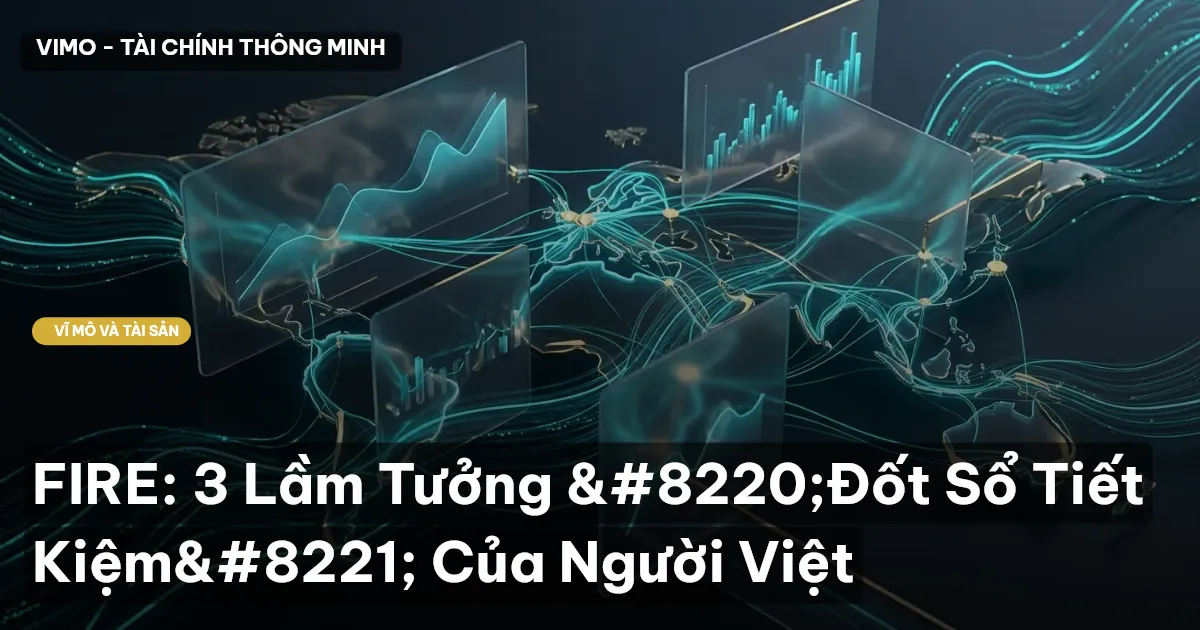 FIRE: 3 Lầm Tưởng "Đốt Sổ Tiết Kiệm" Của Người Việt
