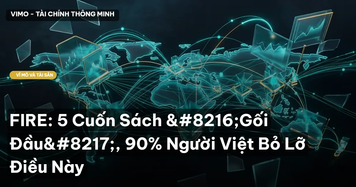 FIRE: 5 Cuốn Sách ‘Gối Đầu’, 90% Người Việt Bỏ Lỡ Điều Này