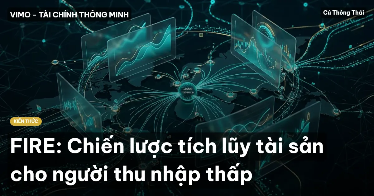 FIRE: Chiến lược tích lũy tài sản cho người thu nhập thấp