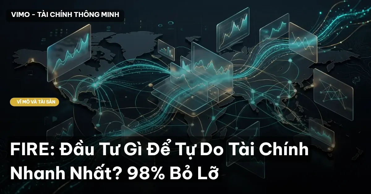 FIRE: Đầu Tư Gì Để Tự Do Tài Chính Nhanh Nhất? 98% Bỏ Lỡ