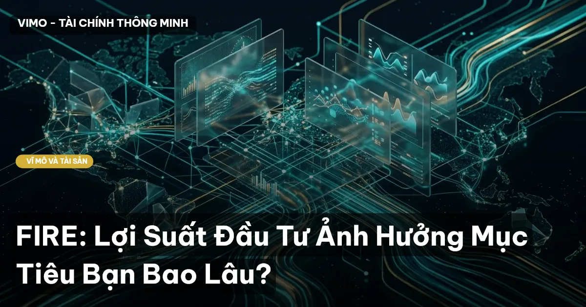 FIRE: Lợi Suất Đầu Tư Ảnh Hưởng Mục Tiêu Bạn Bao Lâu?
