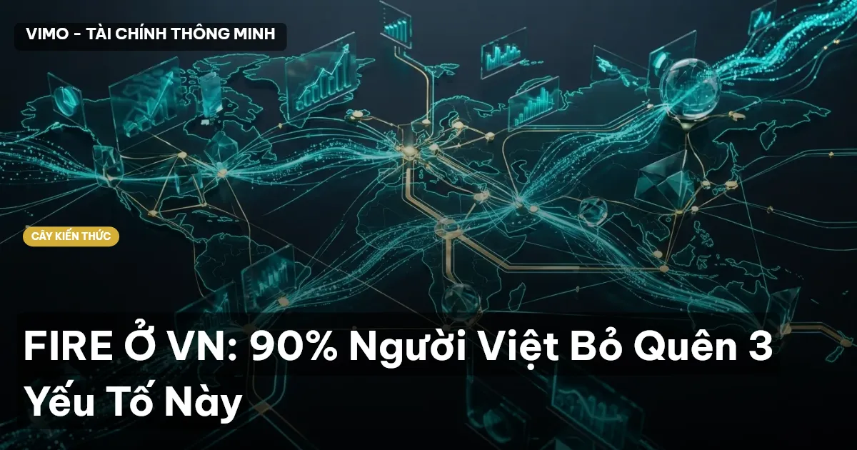 FIRE Ở VN: 90% Người Việt Bỏ Quên 3 Yếu Tố Này