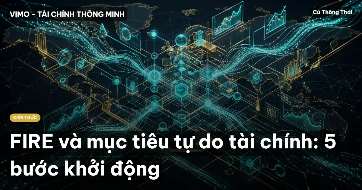 FIRE và mục tiêu tự do tài chính: 5 bước khởi động