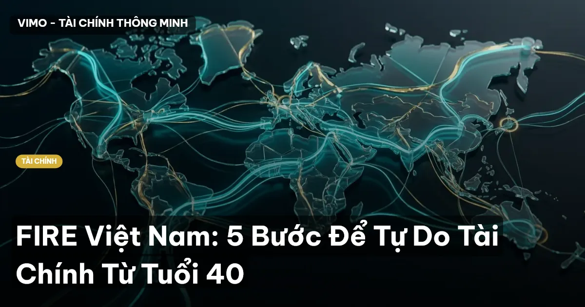 FIRE Việt Nam: 5 Bước Để Tự Do Tài Chính Từ Tuổi 40