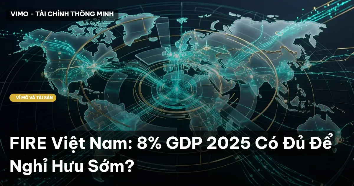 FIRE Việt Nam: 8% GDP 2025 Có Đủ Để Nghỉ Hưu Sớm?