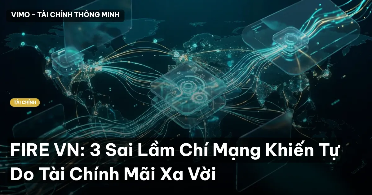 FIRE VN: 3 Sai Lầm Chí Mạng Khiến Tự Do Tài Chính Mãi Xa Vời