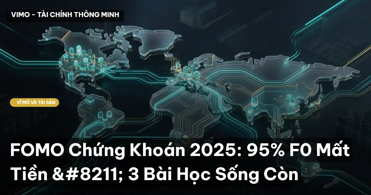 FOMO Chứng Khoán 2025: 95% F0 Mất Tiền – 3 Bài Học Sống Còn
