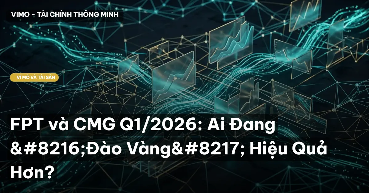 FPT và CMG Q1/2026: Ai Đang ‘Đào Vàng’ Hiệu Quả Hơn?