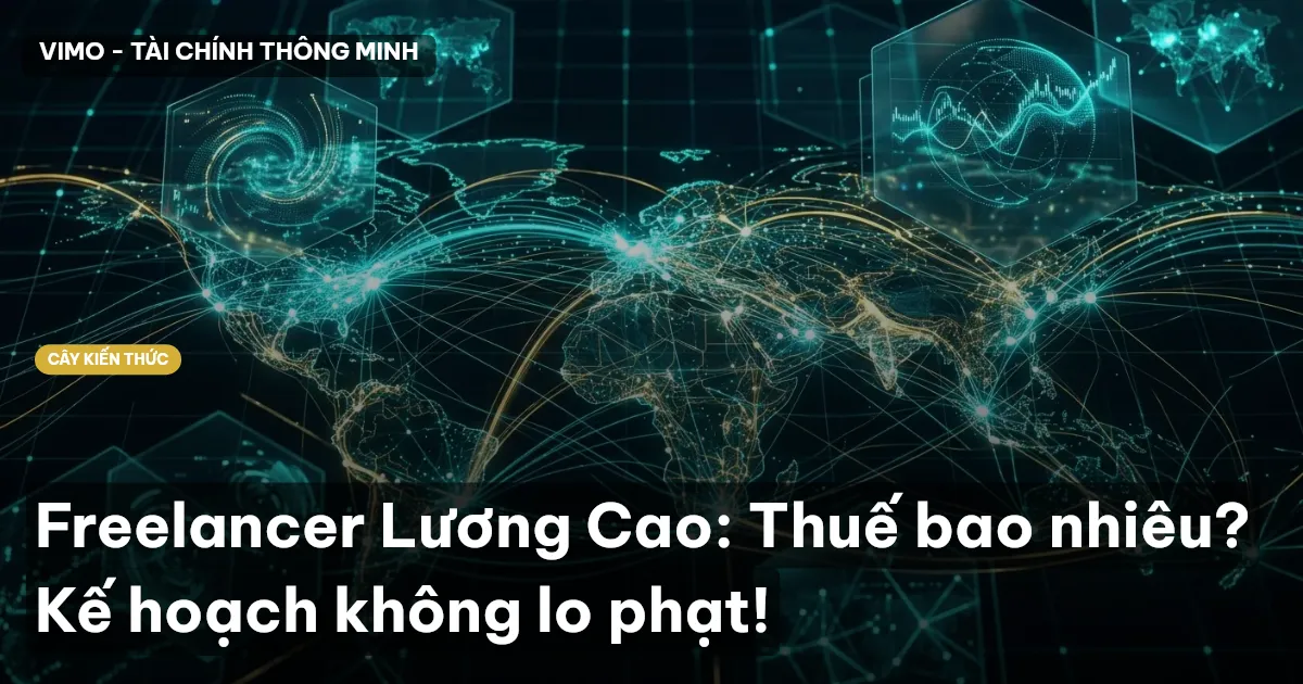Freelancer Lương Cao: Thuế bao nhiêu? Kế hoạch không lo phạt!