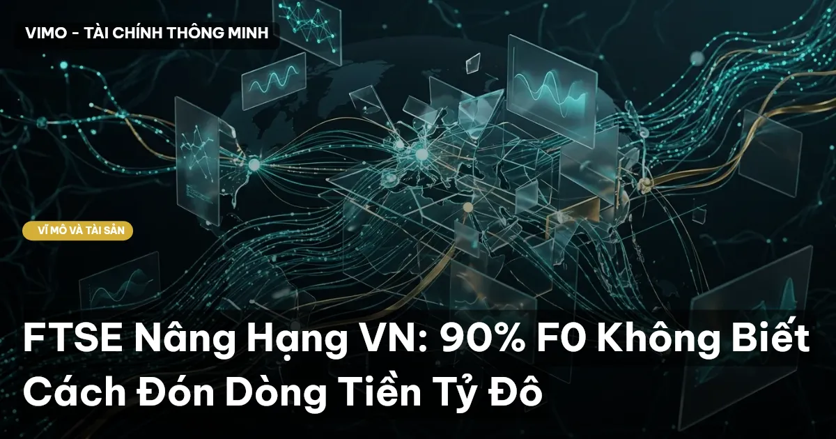 FTSE Nâng Hạng VN: 90% F0 Không Biết Cách Đón Dòng Tiền Tỷ Đô