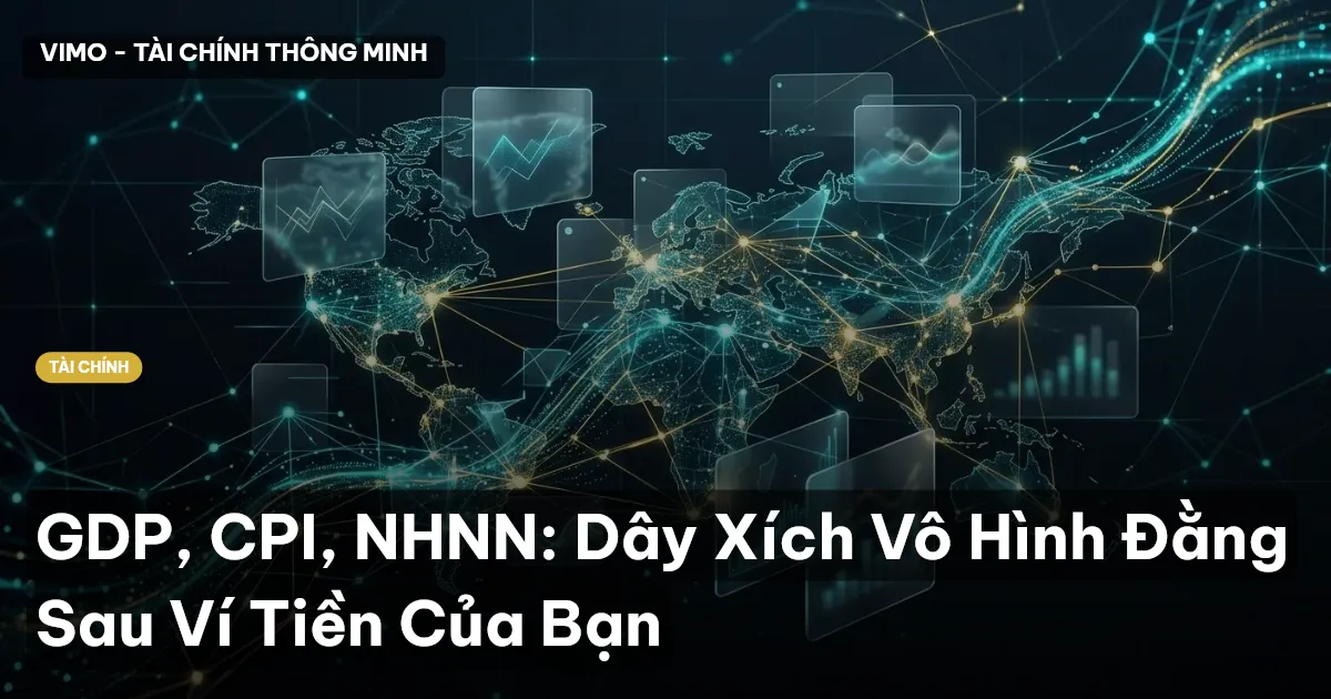 GDP, CPI, NHNN: Dây Xích Vô Hình Đằng Sau Ví Tiền Của Bạn