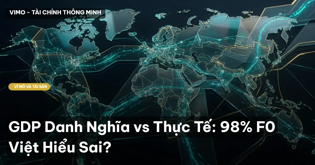 GDP Danh Nghĩa vs Thực Tế: 98% F0 Việt Hiểu Sai?