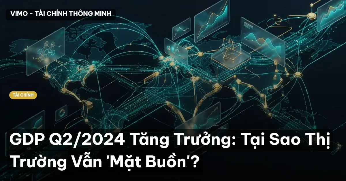 GDP Q2/2024 Tăng Trưởng: Tại Sao Thị Trường Vẫn 'Mặt Buồn'?