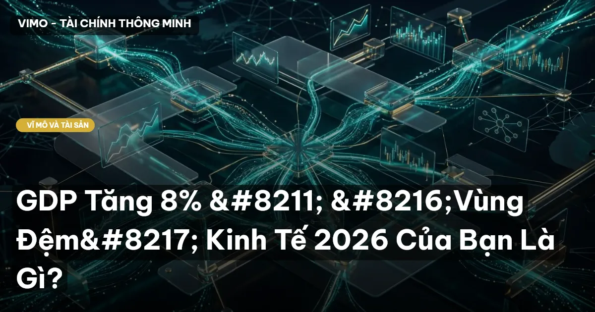 GDP Tăng 8% – 'Vùng Đệm' Kinh Tế 2026 Của Bạn Là Gì?