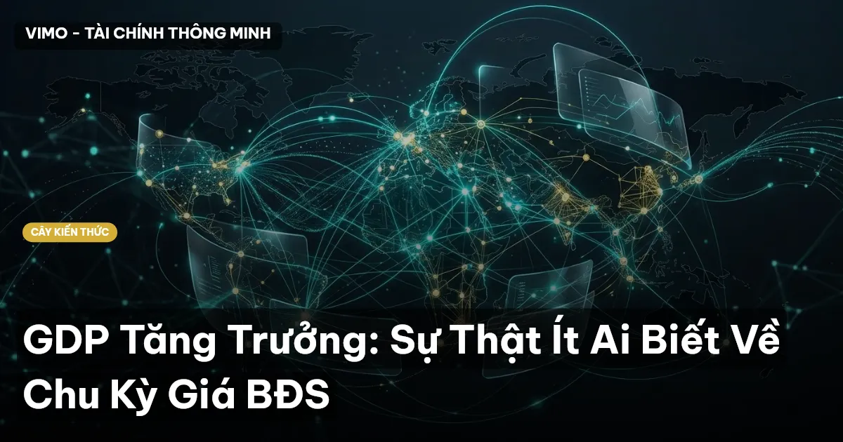 GDP Tăng Trưởng: Sự Thật Ít Ai Biết Về Chu Kỳ Giá BĐS