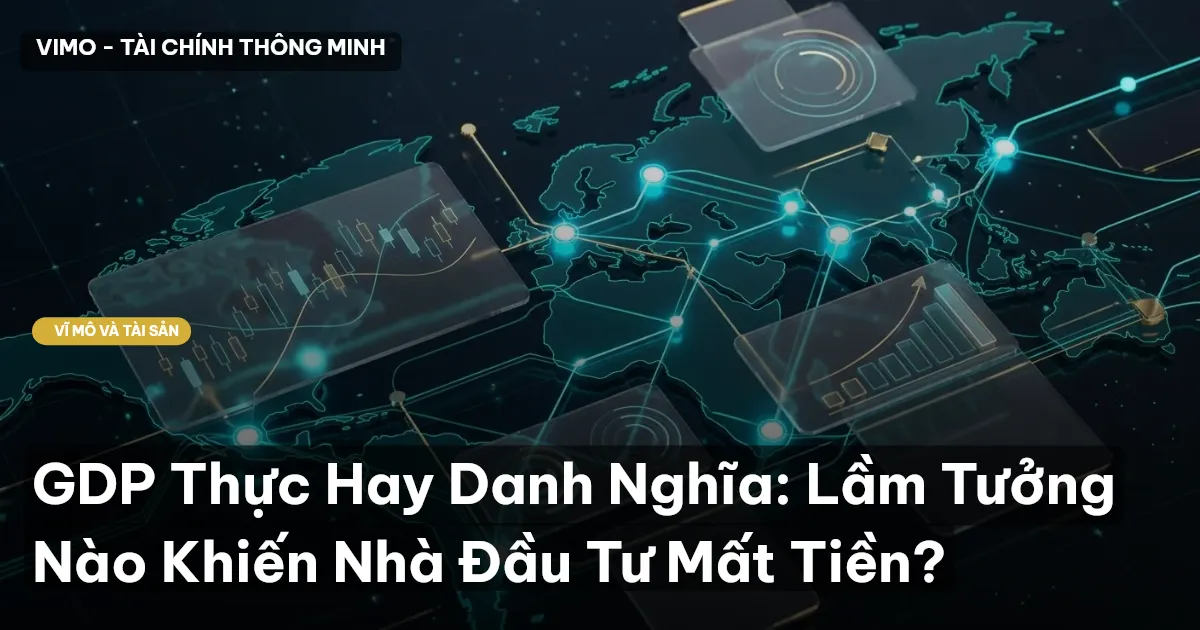 GDP Thực Hay Danh Nghĩa: Lầm Tưởng Nào Khiến Nhà Đầu Tư Mất Tiền?