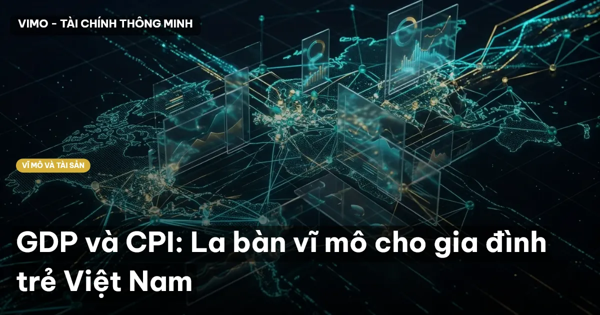 GDP và CPI: La bàn vĩ mô cho gia đình trẻ Việt Nam