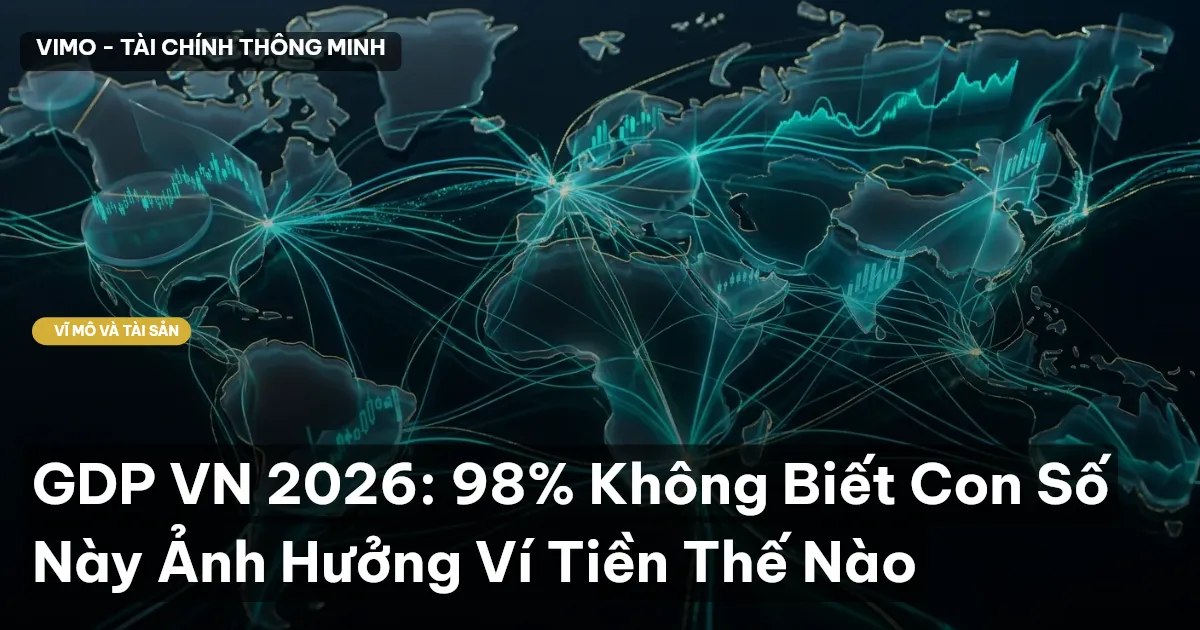 GDP VN 2026: 98% Không Biết Con Số Này Ảnh Hưởng Ví Tiền Thế Nào