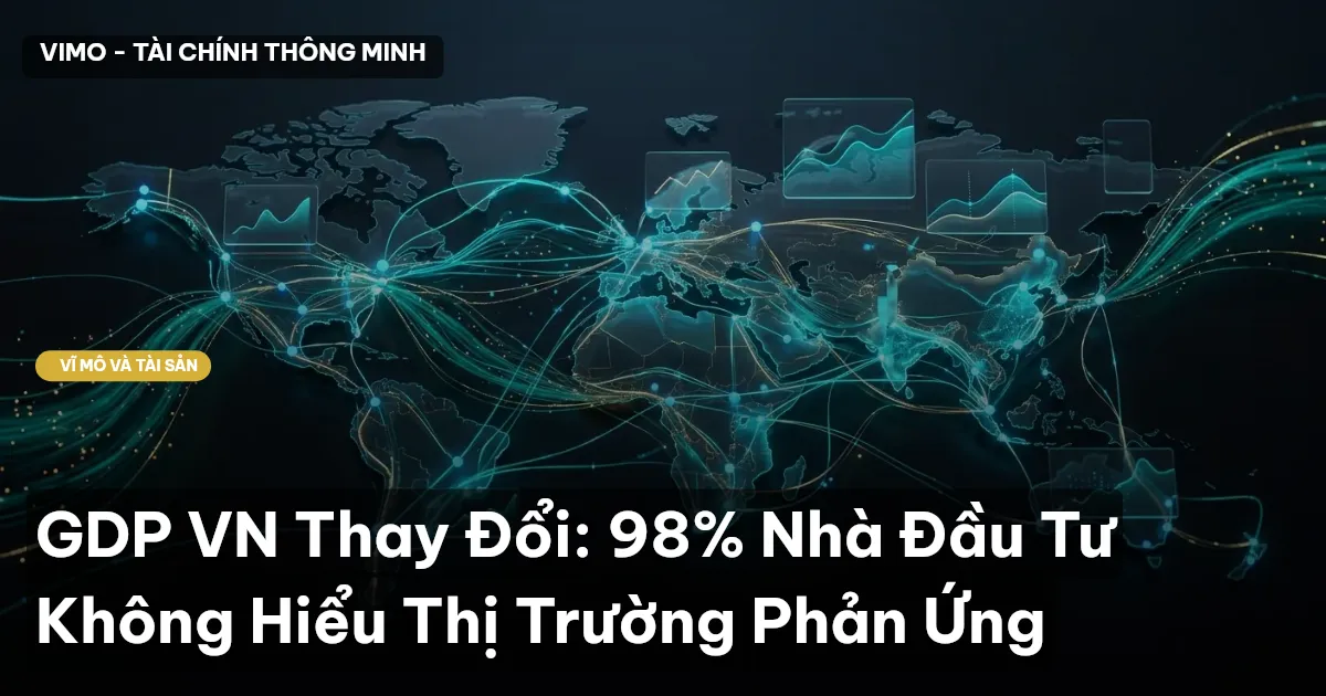GDP VN Thay Đổi: 98% Nhà Đầu Tư Không Hiểu Thị Trường Phản Ứng