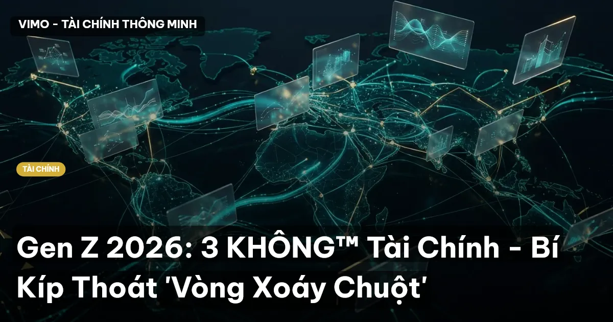 Gen Z 2026: 3 KHÔNG™ Tài Chính - Bí Kíp Thoát 'Vòng Xoáy Chuột'