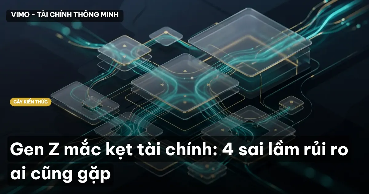Gen Z mắc kẹt tài chính: 4 sai lầm rủi ro ai cũng gặp