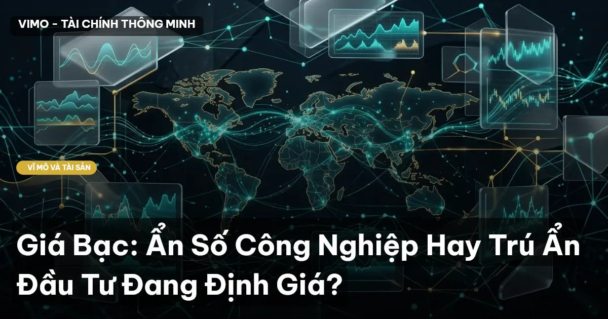 Giá Bạc: Ẩn Số Công Nghiệp Hay Trú Ẩn Đầu Tư Đang Định Giá?