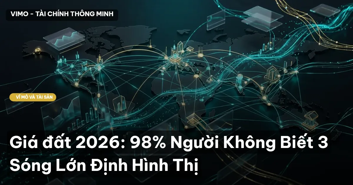 Giá đất 2026: 98% Người Không Biết 3 Sóng Lớn Định Hình Thị