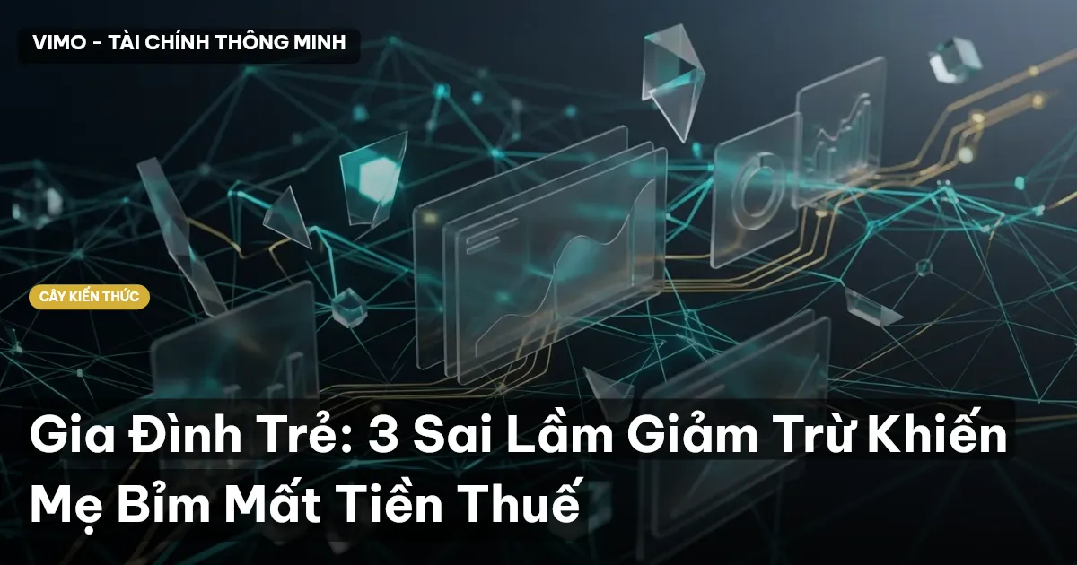 Gia Đình Trẻ: 3 Sai Lầm Giảm Trừ Khiến Mẹ Bỉm Mất Tiền Thuế
