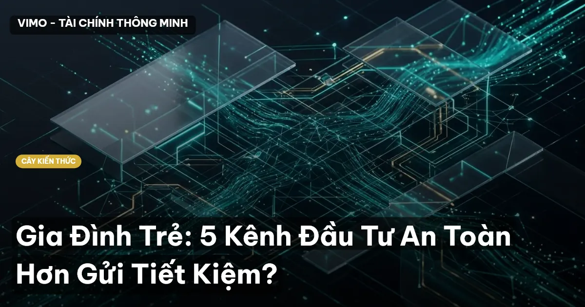 Gia Đình Trẻ: 5 Kênh Đầu Tư An Toàn Hơn Gửi Tiết Kiệm?