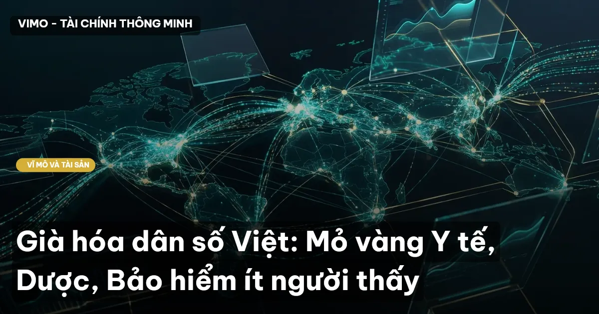 Già hóa dân số Việt: Mỏ vàng Y tế, Dược, Bảo hiểm ít người thấy