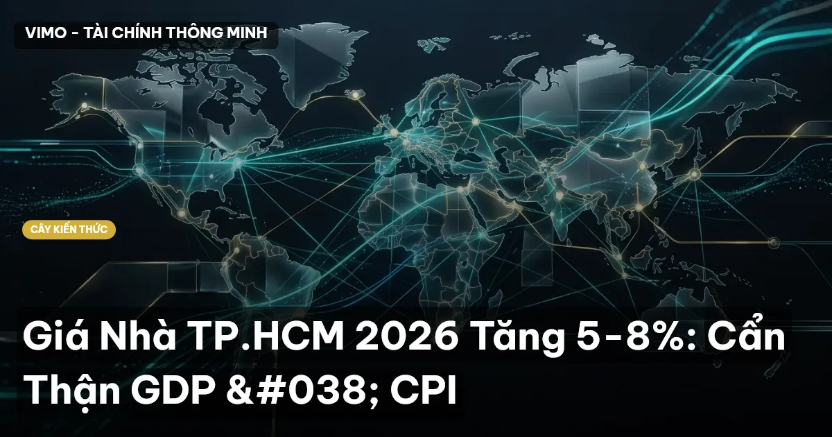 Giá Nhà TP.HCM 2026 Tăng 5-8%: Cẩn Thận GDP & CPI