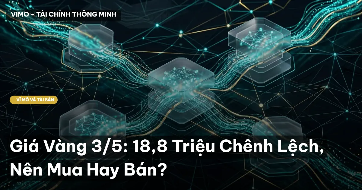Giá Vàng 3/5: 18,8 Triệu Chênh Lệch, Nên Mua Hay Bán?