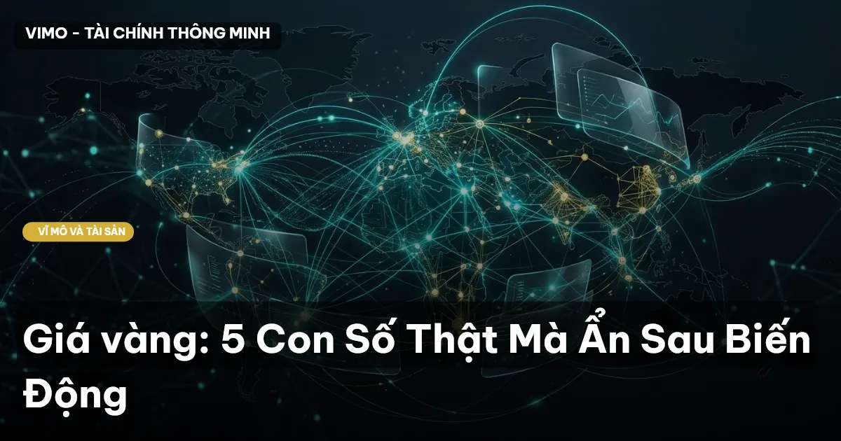 Giá vàng: 5 Con Số Thật Mà Ẩn Sau Biến Động