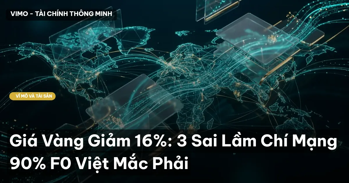 Giá Vàng Giảm 16%: 3 Sai Lầm Chí Mạng 90% F0 Việt Mắc Phải