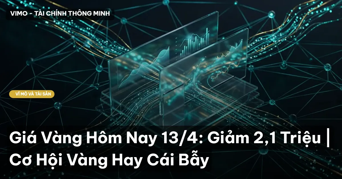 Giá Vàng Hôm Nay 13/4: Giảm 2,1 Triệu | Cơ Hội Vàng Hay Cái Bẫy