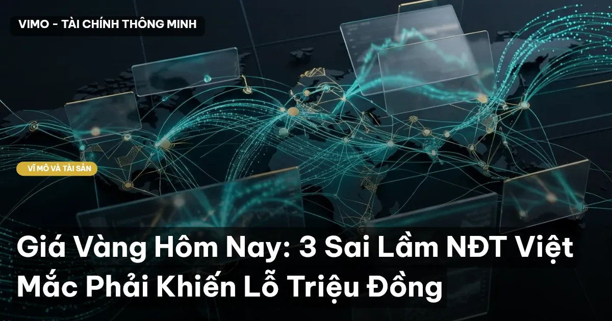Giá Vàng Hôm Nay: 3 Sai Lầm NĐT Việt Mắc Phải Khiến Lỗ Triệu Đồng