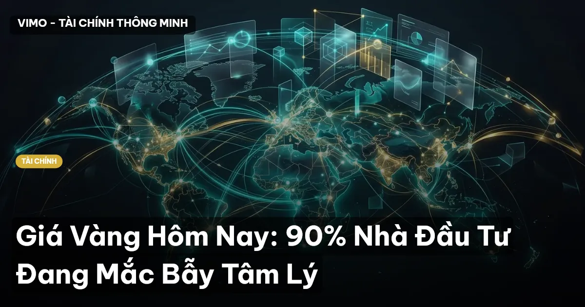 Giá Vàng Hôm Nay: 90% Nhà Đầu Tư Đang Mắc Bẫy Tâm Lý