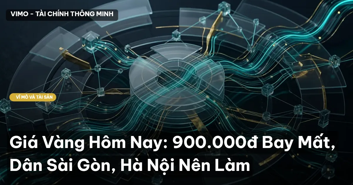 Giá Vàng Hôm Nay: 900.000đ Bay Mất, Dân Sài Gòn, Hà Nội Nên Làm
