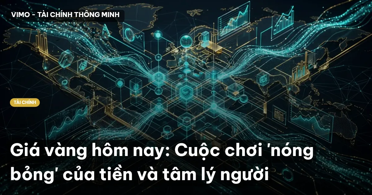 Giá vàng hôm nay: Cuộc chơi 'nóng bỏng' của tiền và tâm lý người