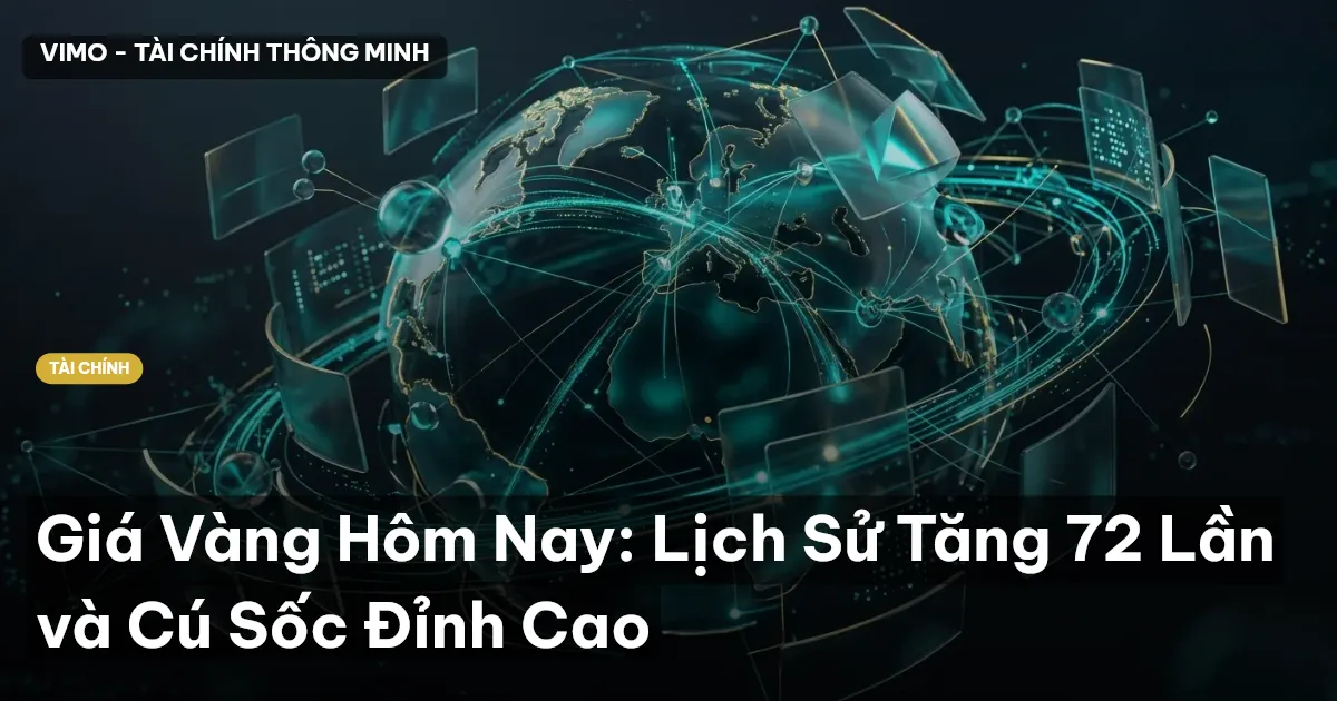 Giá Vàng Hôm Nay: Lịch Sử Tăng 72 Lần và Cú Sốc Đỉnh Cao