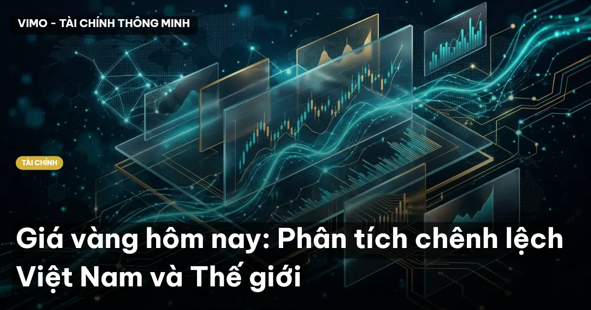 Giá vàng hôm nay: Phân tích chênh lệch Việt Nam và Thế giới