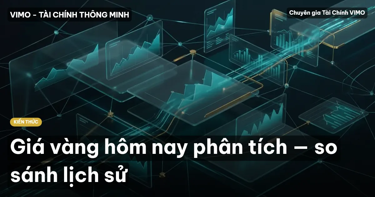 Giá vàng hôm nay phân tích — so sánh lịch sử