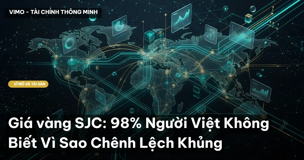 Giá vàng SJC: 98% Người Việt Không Biết Vì Sao Chênh Lệch Khủng