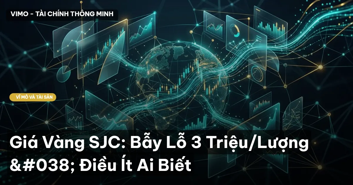 Giá Vàng SJC: Bẫy Lỗ 3 Triệu/Lượng & Điều Ít Ai Biết